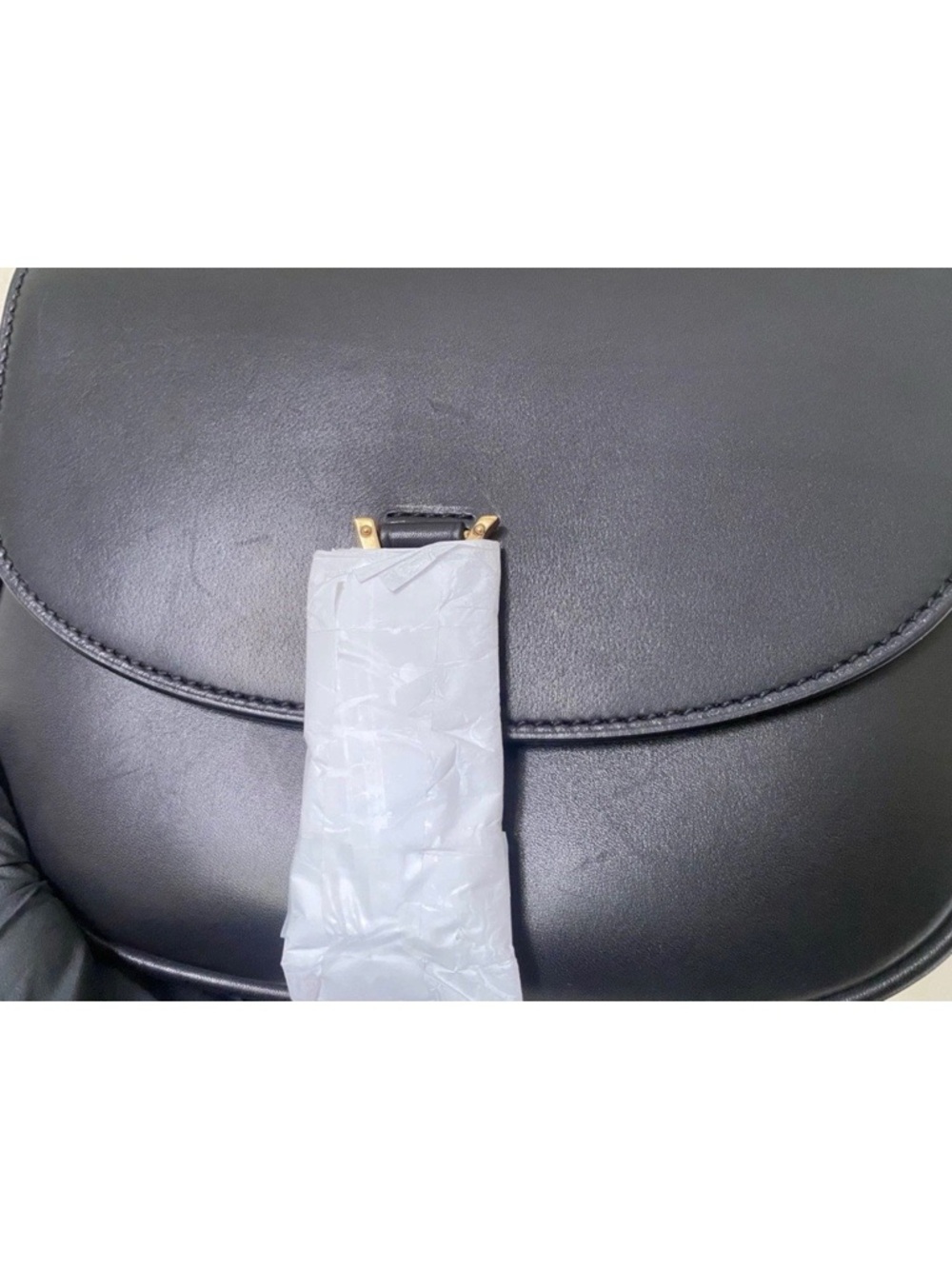 Authentic Saint Laurent YSL Kaia Shoulder Bag - Black Smooth Leather- Medium - Picture 13 of 16